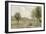 Coubron: Ascending Path-Jean-Baptiste-Camille Corot-Framed Giclee Print