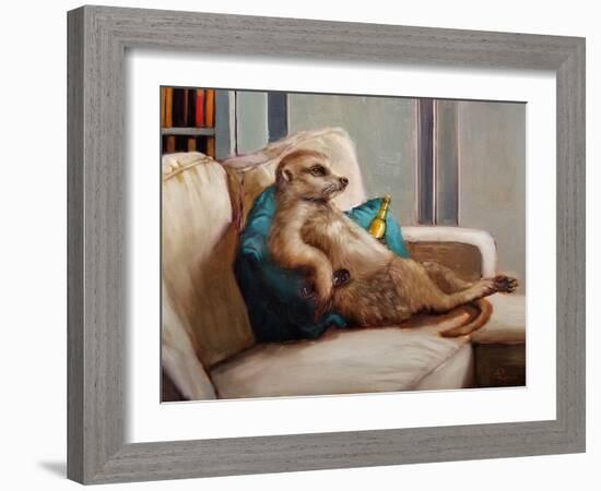 Couch Potato-Lucia Heffernan-Framed Art Print