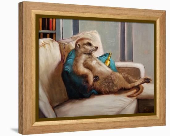 Couch Potato-Lucia Heffernan-Framed Stretched Canvas