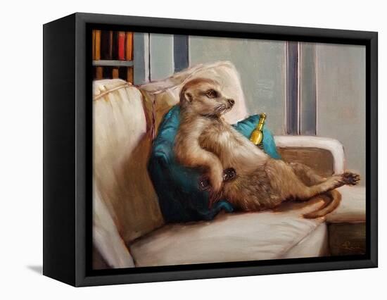 Couch Potato-Lucia Heffernan-Framed Stretched Canvas