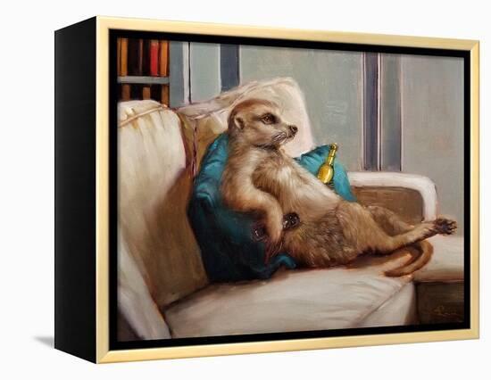 Couch Potato-Lucia Heffernan-Framed Stretched Canvas