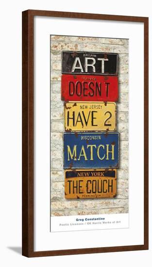 Couch-Greg Constantine-Framed Art Print