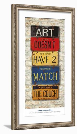 Couch-Greg Constantine-Framed Art Print