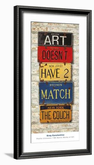 Couch-Greg Constantine-Framed Art Print