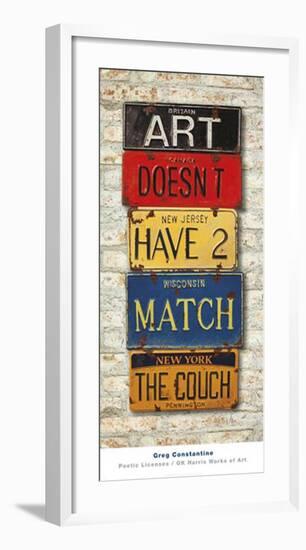 Couch-Greg Constantine-Framed Art Print