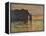 Coucher de Soleil a Etretat-Claude Monet-Framed Premier Image Canvas