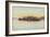 Coucher de soleil sur l'île de Philae-Edward Lear-Framed Giclee Print