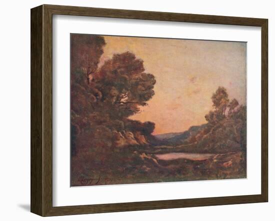 'Coucher Du Soleil', 1907-Henri-Joseph Harpignies-Framed Giclee Print