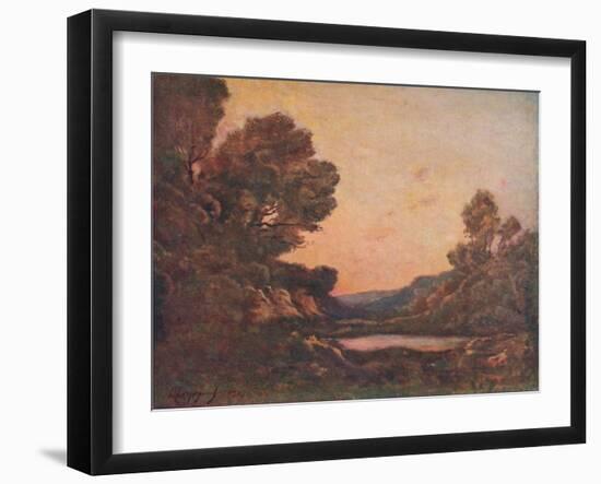 'Coucher Du Soleil', 1907-Henri-Joseph Harpignies-Framed Giclee Print