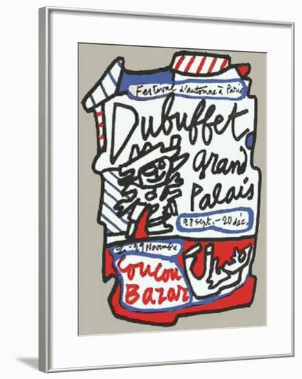 Coucou Bazar-Jean Dubuffet-Framed Premium Edition