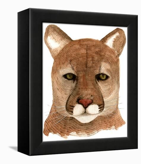 Cougar-Jeannine Saylor-Framed Stretched Canvas