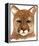 Cougar-Jeannine Saylor-Framed Stretched Canvas