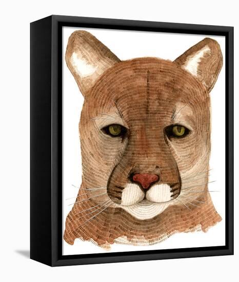 Cougar-Jeannine Saylor-Framed Stretched Canvas