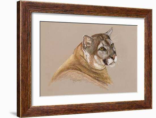 Cougar-Barbara Keith-Framed Giclee Print