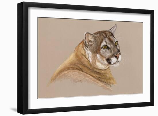 Cougar-Barbara Keith-Framed Giclee Print