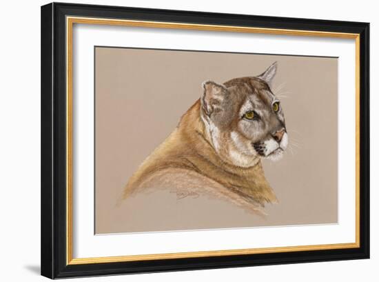 Cougar-Barbara Keith-Framed Giclee Print