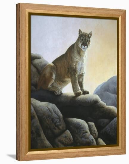 Cougar-Rusty Frentner-Framed Premier Image Canvas