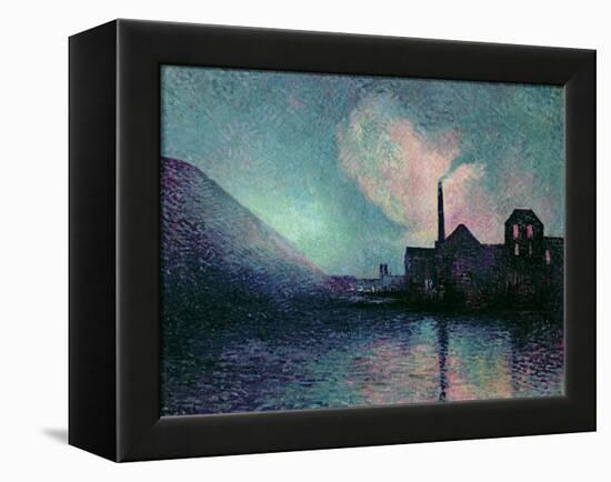 Couillet by Night, 1896-Maximilien Luce-Framed Premier Image Canvas