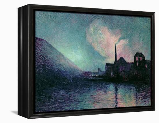 Couillet by Night, 1896-Maximilien Luce-Framed Premier Image Canvas
