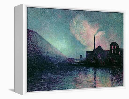 Couillet by Night, 1896-Maximilien Luce-Framed Premier Image Canvas