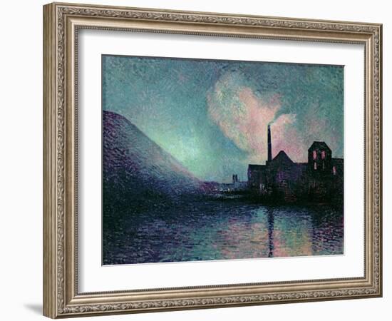 Couillet by Night, 1896-Maximilien Luce-Framed Giclee Print