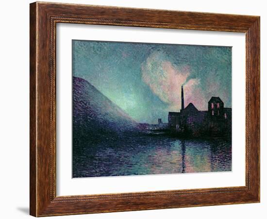 Couillet by Night, 1896-Maximilien Luce-Framed Giclee Print