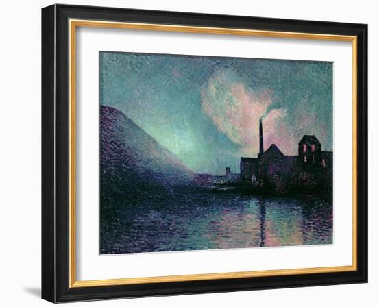 Couillet by Night, 1896-Maximilien Luce-Framed Giclee Print