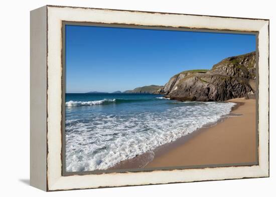 Coumeenoole Beach; Slea Head; Dingle Peninsula; County Kerry; Ireland-null-Framed Premier Image Canvas