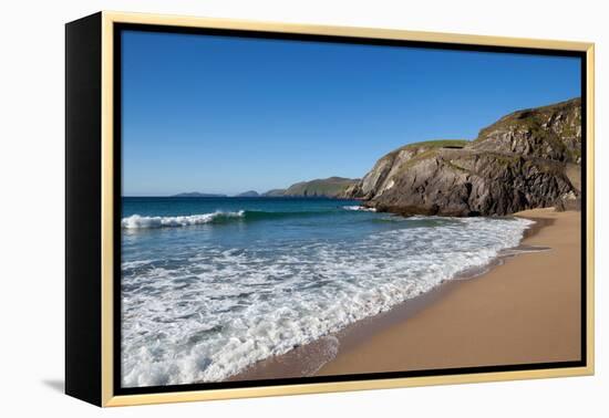 Coumeenoole Beach; Slea Head; Dingle Peninsula; County Kerry; Ireland-null-Framed Premier Image Canvas