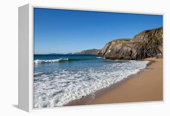 Coumeenoole Beach; Slea Head; Dingle Peninsula; County Kerry; Ireland-null-Framed Premier Image Canvas