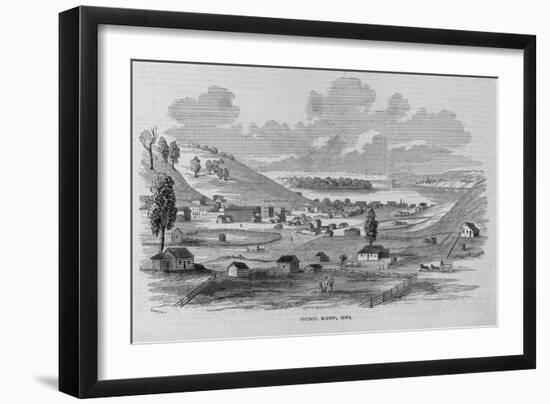 Council Bluffs, Iowa.-null-Framed Giclee Print