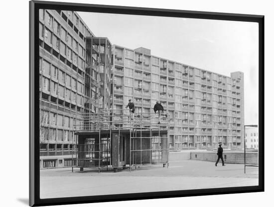 Council Flats, Sheffield-Henry Grant-Mounted Photographic Print
