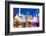 Council House and Christmas Market Stalls in the Market Square-Frank Fell-Framed Photographic Print