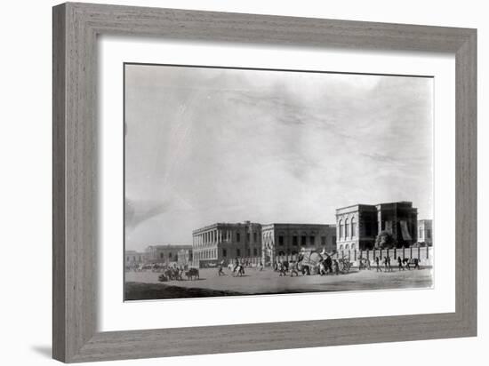 Council House, Calcutta, Plate 29 Oriental Scenery: Twenty Four Views in Hindoostan-Thomas & William Daniell-Framed Giclee Print