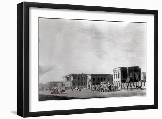 Council House, Calcutta, Plate 29 Oriental Scenery: Twenty Four Views in Hindoostan-Thomas & William Daniell-Framed Giclee Print