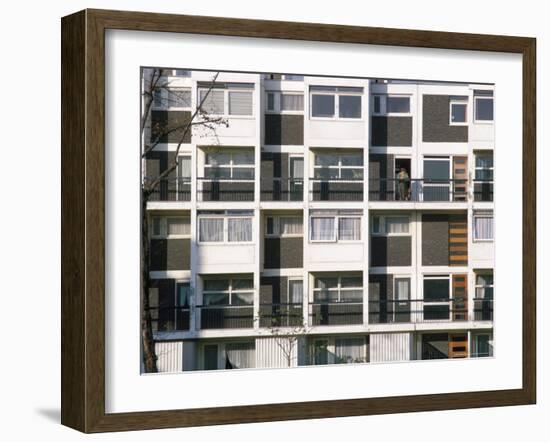 Council Houses, Paddington, London, England, United Kingdom-Adam Woolfitt-Framed Photographic Print