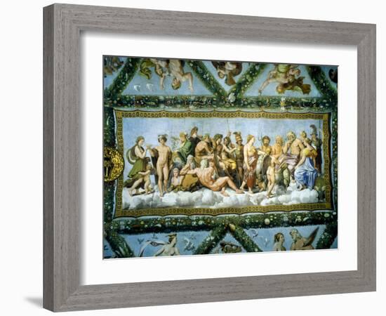 Council of the Gods, 1517-18-Raphael-Framed Giclee Print