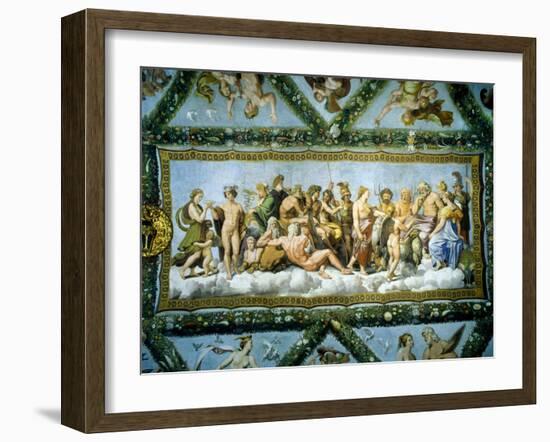 Council of the Gods, 1517-18-Raphael-Framed Giclee Print