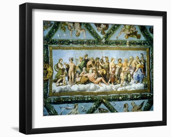 Council of the Gods, 1517-18-Raphael-Framed Giclee Print