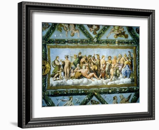 Council of the Gods, 1517-18-Raphael-Framed Giclee Print