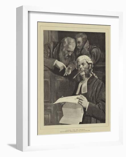 Counsel for the Defence-John Morgan-Framed Giclee Print