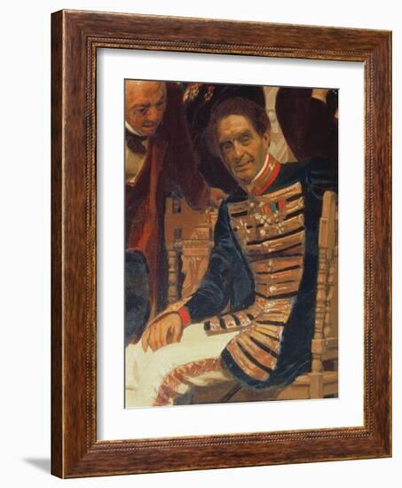Count Aleksei Lvov (1798-1870), from Slavonic Composers, 1890S (Detail)-Ilya Efimovich Repin-Framed Giclee Print