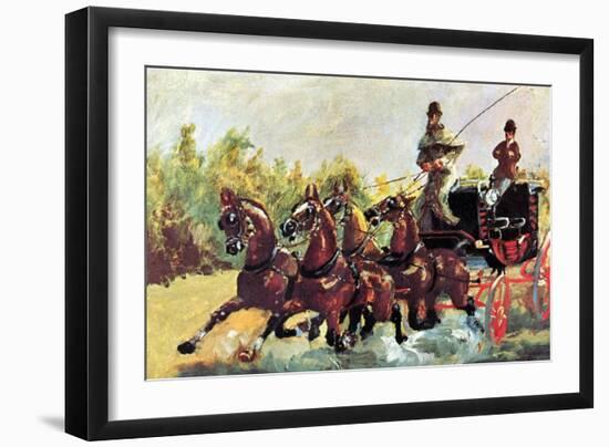 Count Alphonse De Toulouse-Lautrec-Henri de Toulouse-Lautrec-Framed Art Print