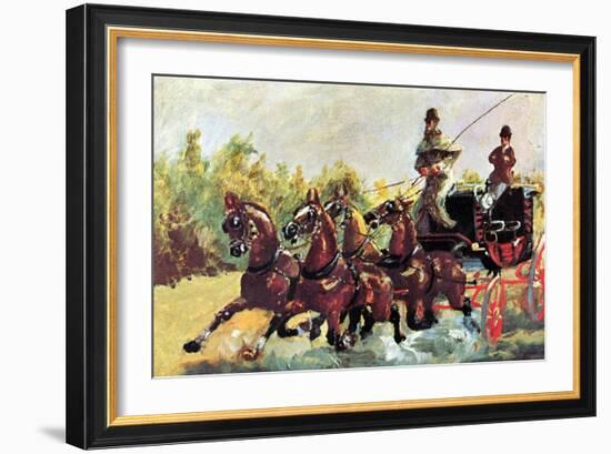 Count Alphonse De Toulouse-Lautrec-Henri de Toulouse-Lautrec-Framed Art Print