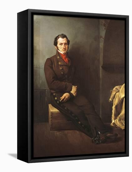 Count Arese Incarcerated, 1828-Francesco Hayez-Framed Premier Image Canvas