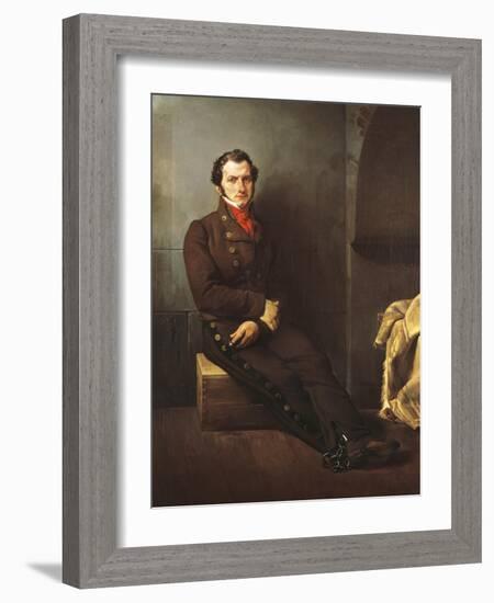 Count Arese Incarcerated, 1828-Francesco Hayez-Framed Giclee Print