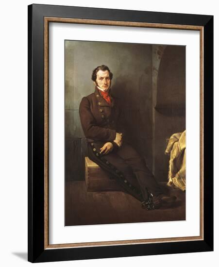Count Arese Incarcerated, 1828-Francesco Hayez-Framed Giclee Print