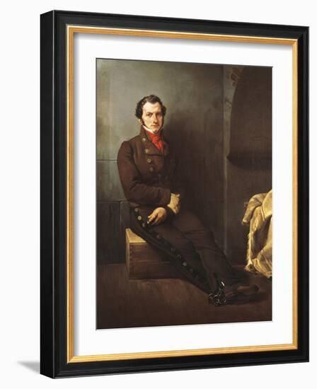 Count Arese Incarcerated, 1828-Francesco Hayez-Framed Giclee Print