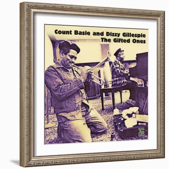 Count Basie and Dizzy Gillespie - The Gifted Ones-null-Framed Art Print