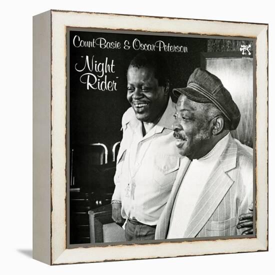 Count Basie and Oscar Peterson - Night Rider-null-Framed Stretched Canvas